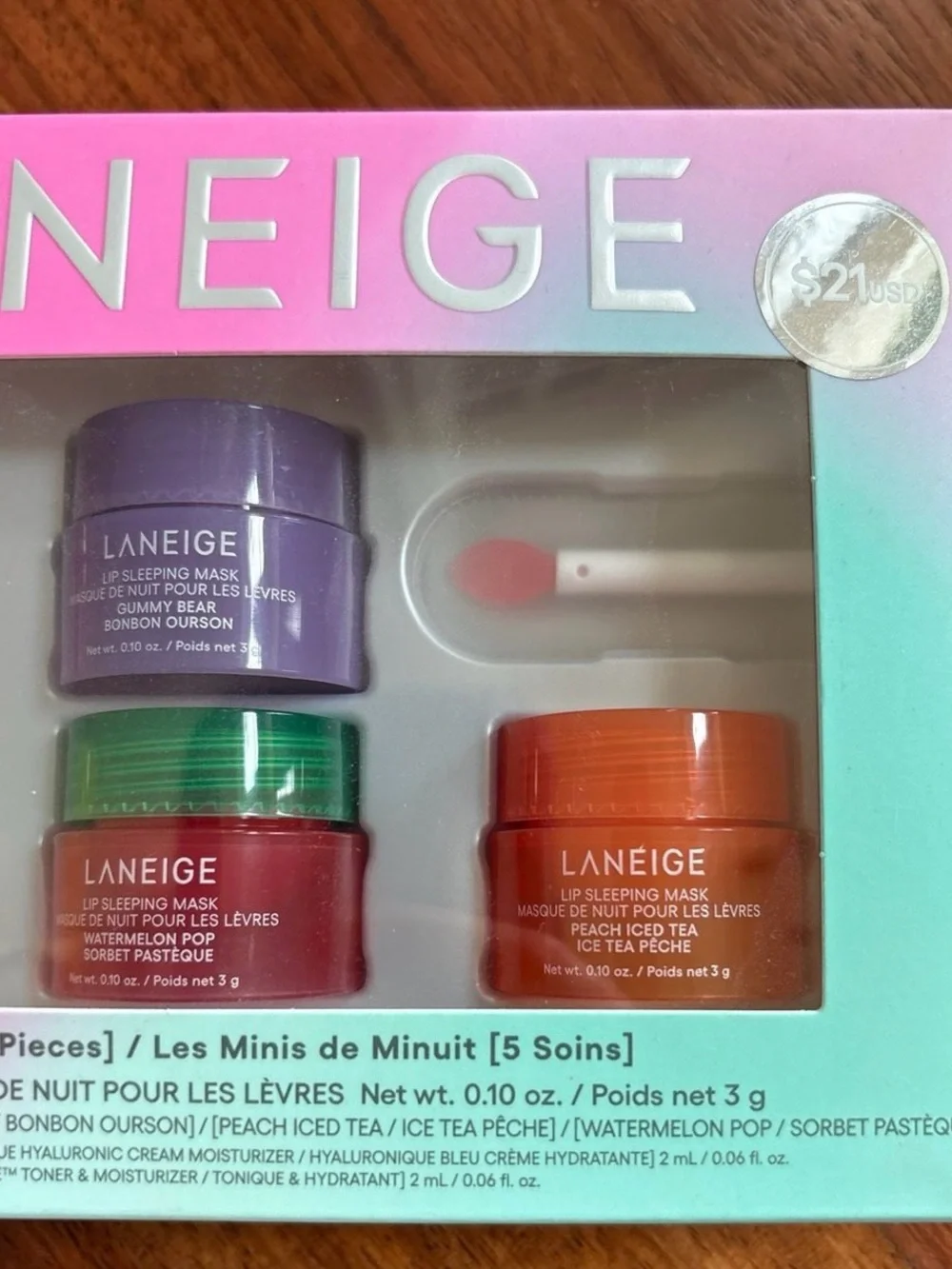 Laneige Midnight Minis Lip Masks